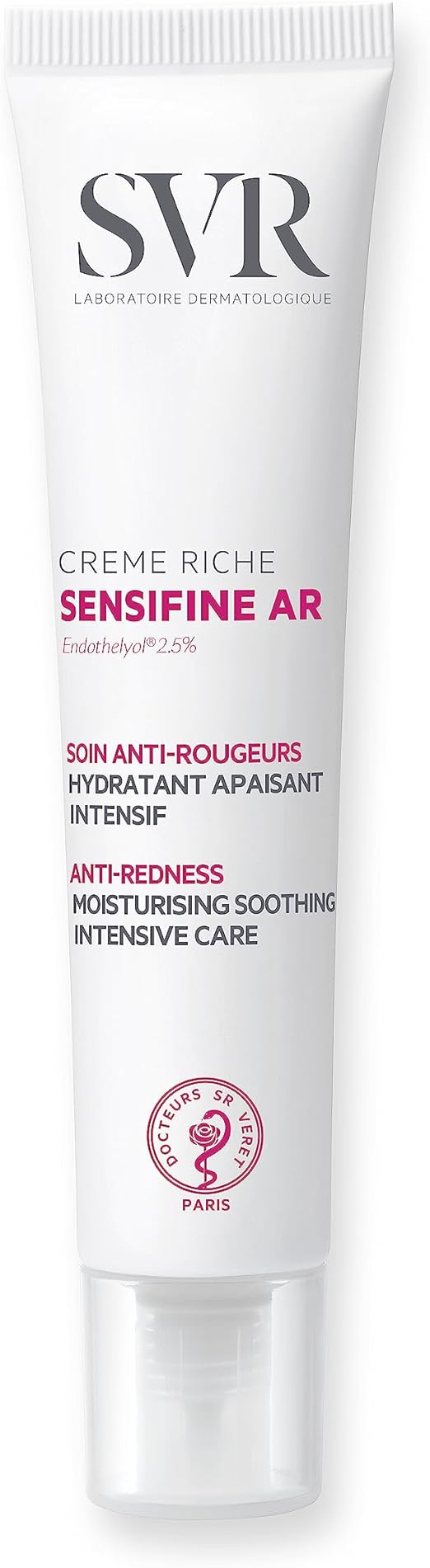 SVR SENSIFINE AR Cooling Hydrating Rosacea Cream for Face Intensive Soothing AntiRedness Moisturiser 40ml - Image 1