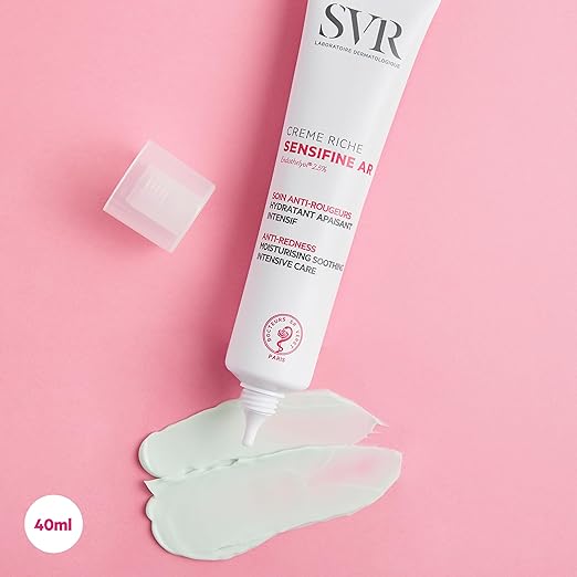SVR SENSIFINE AR Cooling Hydrating Rosacea Cream for Face Intensive Soothing AntiRedness Moisturiser 40ml - Image 2