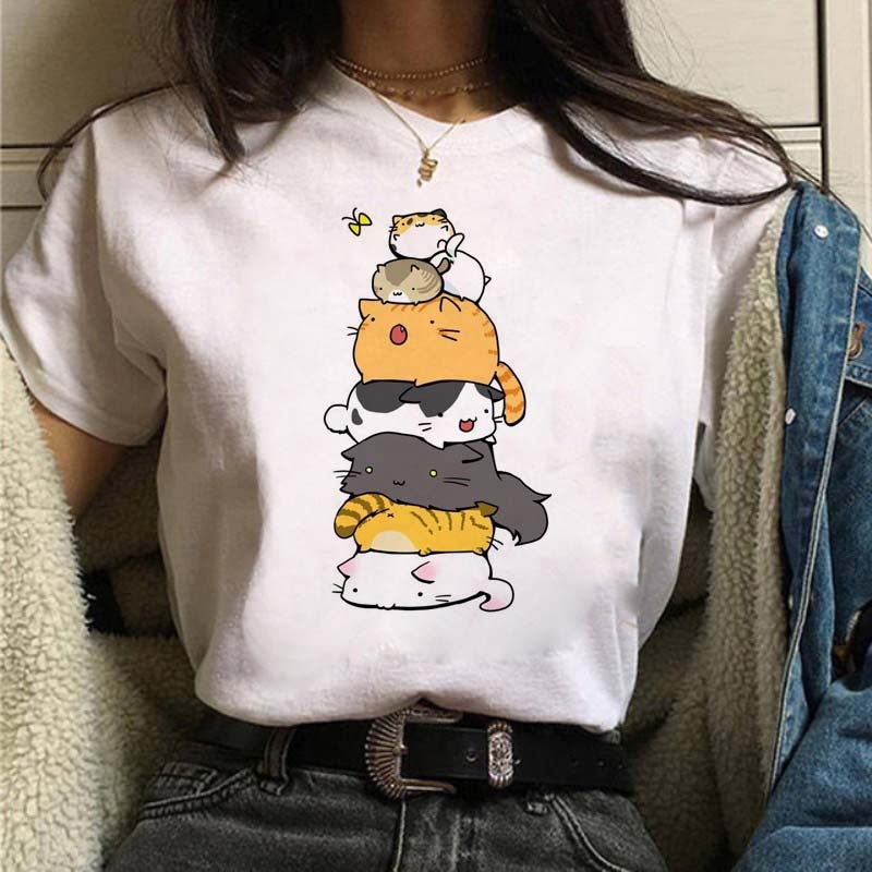 [Send On The Same Day] Supply T-Shirt Printed T-Shirt Women'S Short-Sleeved Women'S Clothing - Image 1