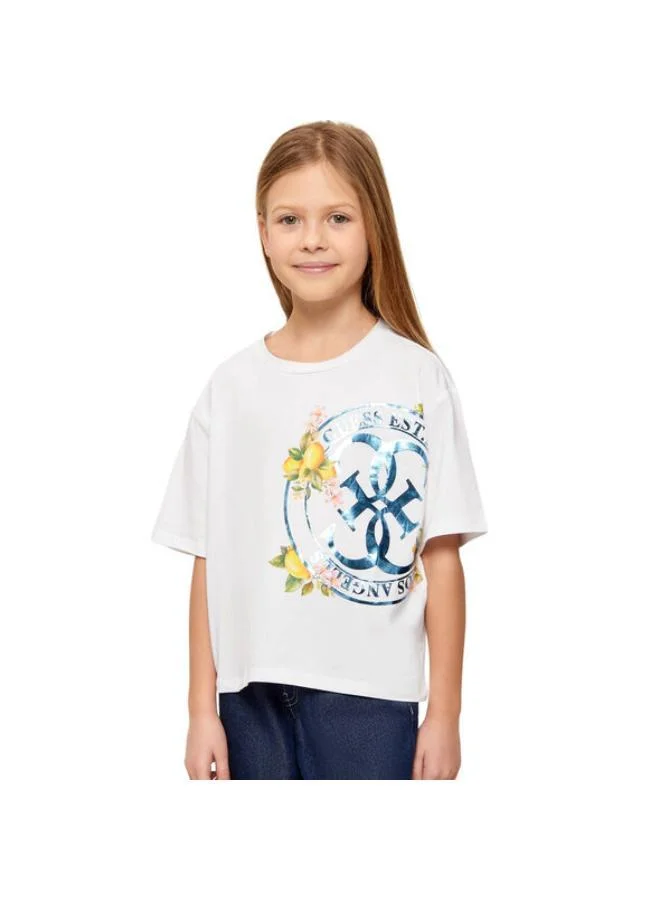 GUESS Youth Graphic Crew Neck T-Shirt