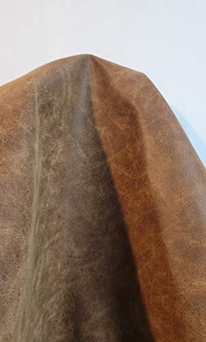 NAT Leathers | Acorn Calf Soft Faux Vegan Leather PU (Peta Approved Vegan) | 1 Yard (36 inch Length x 54 inch Wide) Cut by Yard | Synthetic Pleather 0.9 mm Nappa Upholstery | 36"x54" Acorn - Image 4