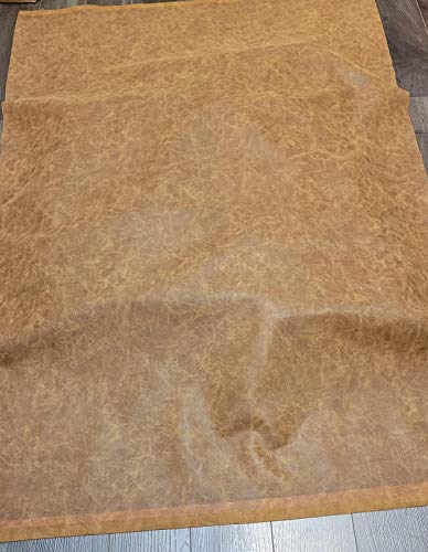 NAT Leathers | Acorn Calf Soft Faux Vegan Leather PU (Peta Approved Vegan) | 1 Yard (36 inch Length x 54 inch Wide) Cut by Yard | Synthetic Pleather 0.9 mm Nappa Upholstery | 36"x54" Acorn - Image 2