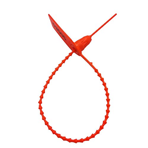 XF-Vel Plastic Security Tags Numbered Tamper Proof Seals Self Locking Zip Ties 9.84" Length (Pack of 500) - Image 3