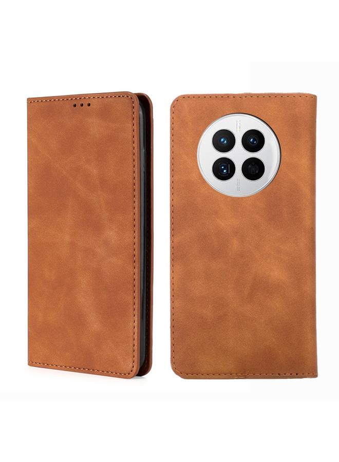 اس-توب جراب هاتف Huawei Mate 50 من الجلد مع غطاء مغناطيسي أفقي قابل للطي - Image 1