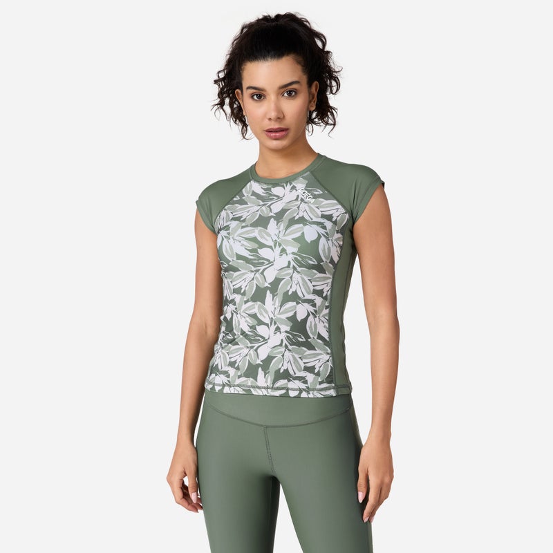 Coega Women's Printed Swimming Rashguard - Image 1