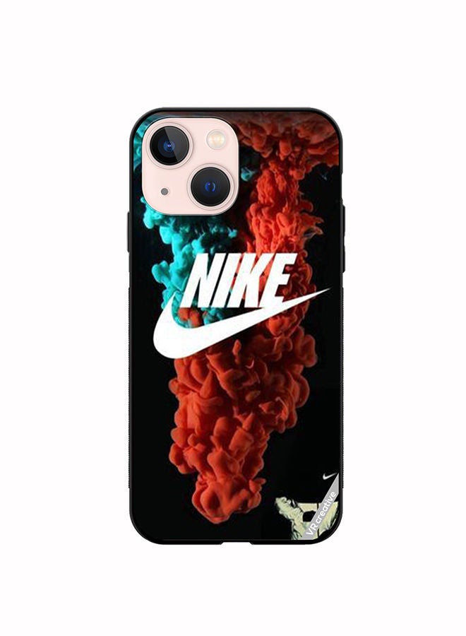VR CREATIVE غطاء حماية واقٍ لهاتف أبل آيفون 13 ميني بتصميم نايكي متعدد الألوان - Image 1