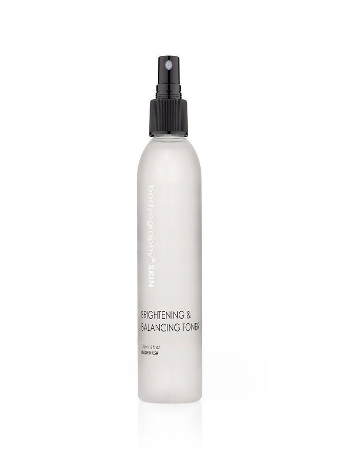 Bodyography Skin Brightening and Balancing Toner - Fight Signs Of Aging, Removes Blackheads and Dull Skin | Vegan, No Gluten, No Paraben, No Cruelty and No Alcohol, 6 Fl. Oz