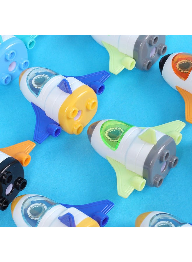 HELPS Creative Space Shuttle Pencil Sharpener Cute Shape Pencil Sharpener Children Cartoon Portable Pencil Sharpener Stationery - Image 4