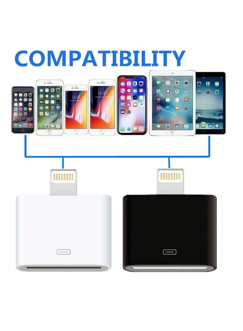 Ntech Lightning to 30-Pin Adapter COVS iPhone 8-Pin Male to 30-Pin Female Sync Converter Connector & Charging Support for iPhone 13/13P/12/12PM/11/11PM/XS/X/8/8P/7 iPad/iPod Models iPhone Adapter - Image 5