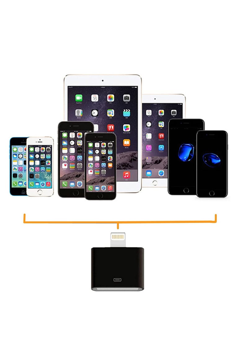 Ntech Lightning to 30-Pin Adapter COVS iPhone 8-Pin Male to 30-Pin Female Sync Converter Connector & Charging Support for iPhone 13/13P/12/12PM/11/11PM/XS/X/8/8P/7 iPad/iPod Models iPhone Adapter - Image 3