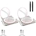 Milishow Compact Mirror with LED Light,1x/10x Magnifying Rechargeable Mirror,3.5in, Dimmable Travel Mirror for Purse,Pocket,Handheld 2-Sided Makeup Mirror - Image 2