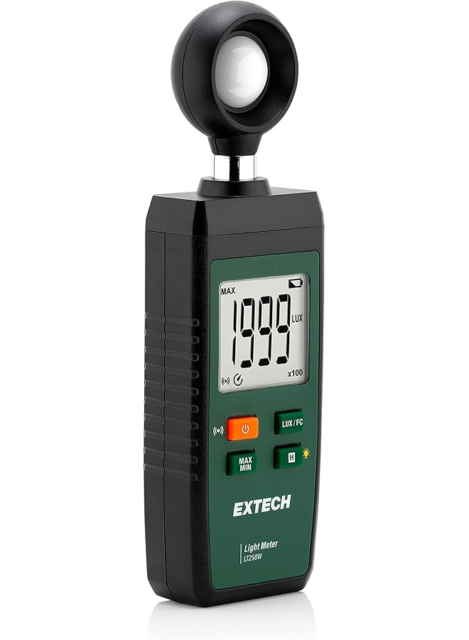 Extech Lt250W Light Meter With Connectivity To Exview App - Image 1