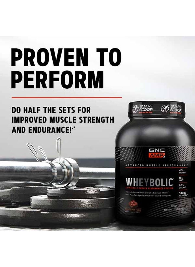 GNC AMP Wheybolic Whey Protein 25 Svg [Chocolate 55.1 Oz  - Image 5