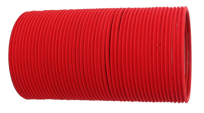 NMII Non-Precious Metal with Base Metal and Zig Zag Pattern Matte Finished Traditional Bangle Set For Women and Girls - Image 1