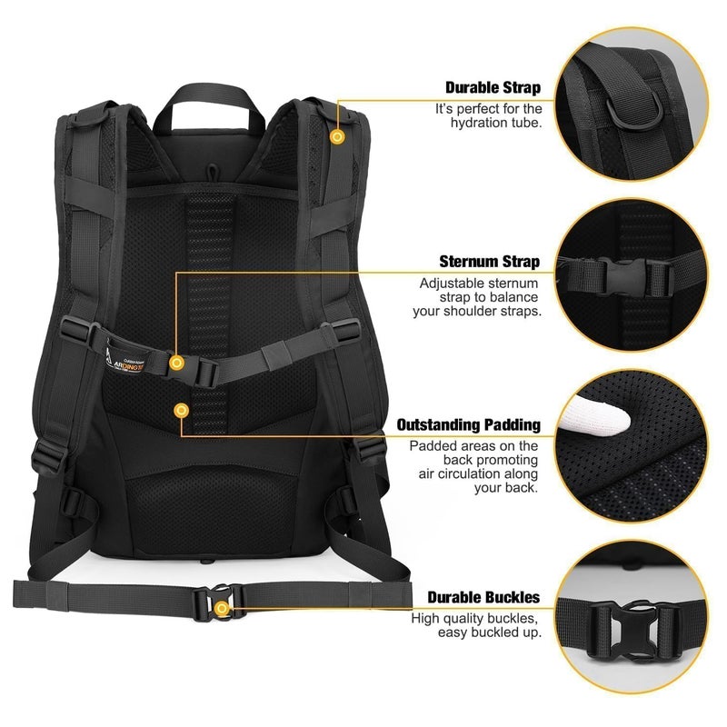 Mardingtop Small Military Tactical Backpack for Men,25L Molle Cordura Backpack for Hiking,Camping,Rucking - Image 5