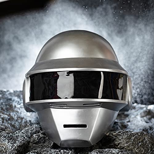X-COSTUME Thomas Helmet Cosplay Adult Resin Silver Mask Helmet Punk Style Costume Halloween Prop - Image 3