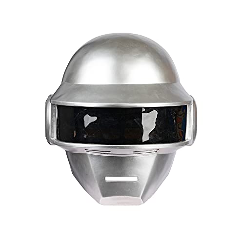 X-COSTUME Thomas Helmet Cosplay Adult Resin Silver Mask Helmet Punk Style Costume Halloween Prop - Image 1