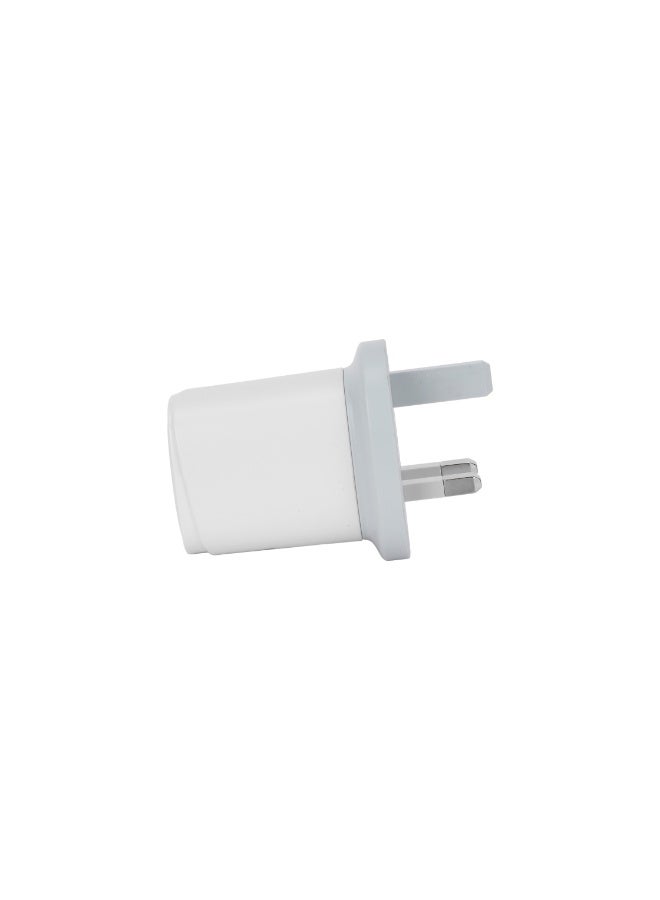 Epsilon Epsilon Wall Charger- EPSWC241/ Dual Ports, 20W Power Quick Charge 3.0, with Blue LED Indicator, Compact and Durable/ White - Image 3