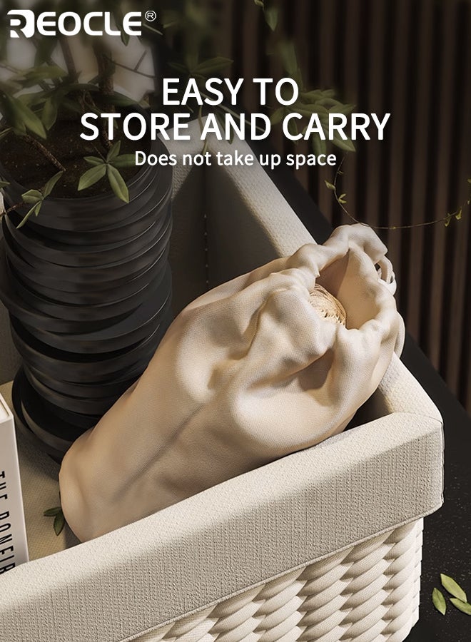 REOCLE Foot Spa Bath with Portable Foldable Design and Ergonomic Handles Soaking Foot Bucket with Non-Toxic Material for Home Travel Relaxation - Image 5