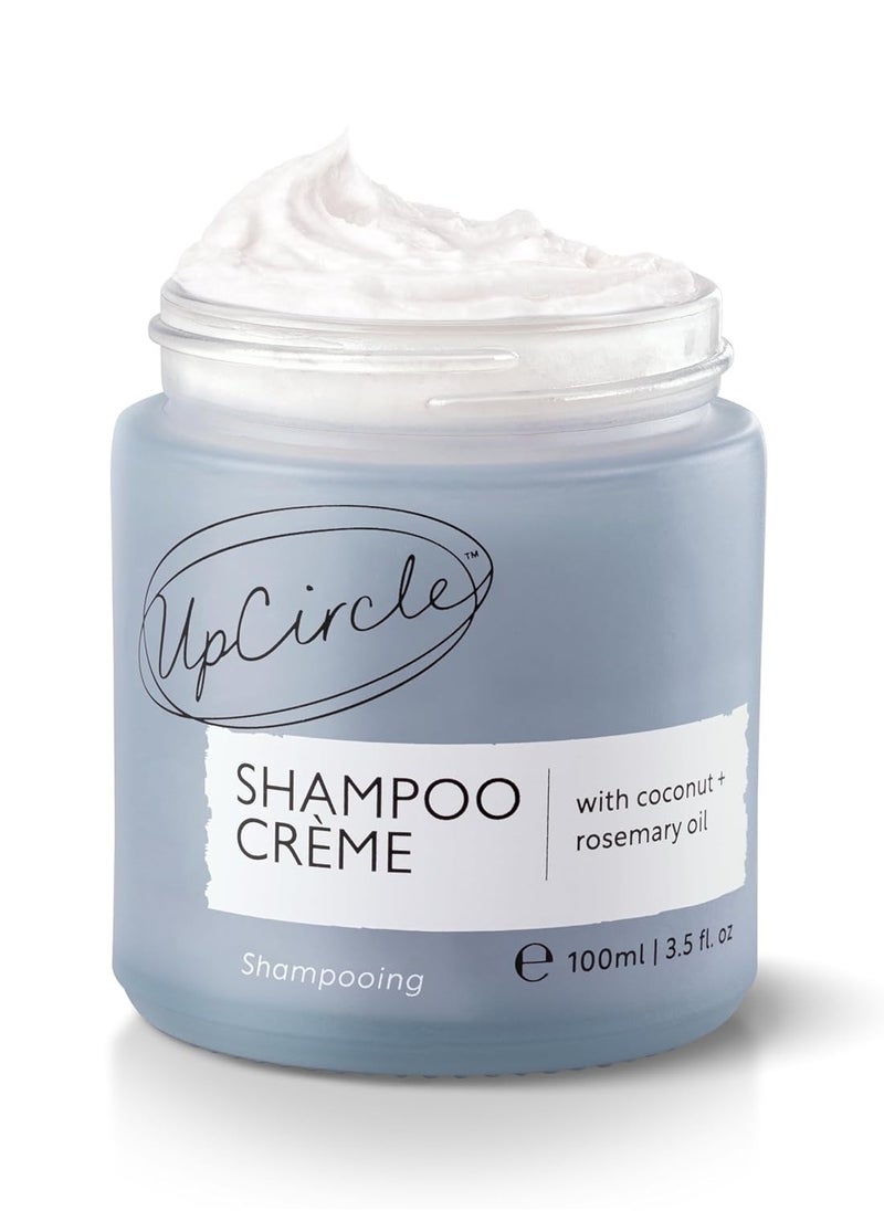 UpCircle - UpCircle Shampoo Crème with Rosemary Oil + Pink Berry 3.52oz – Gentle Formulation To Soothe + Cleanse – Coconut + Grapefruit oil – Natural, Vegan + Cruelty-Free - Image 1