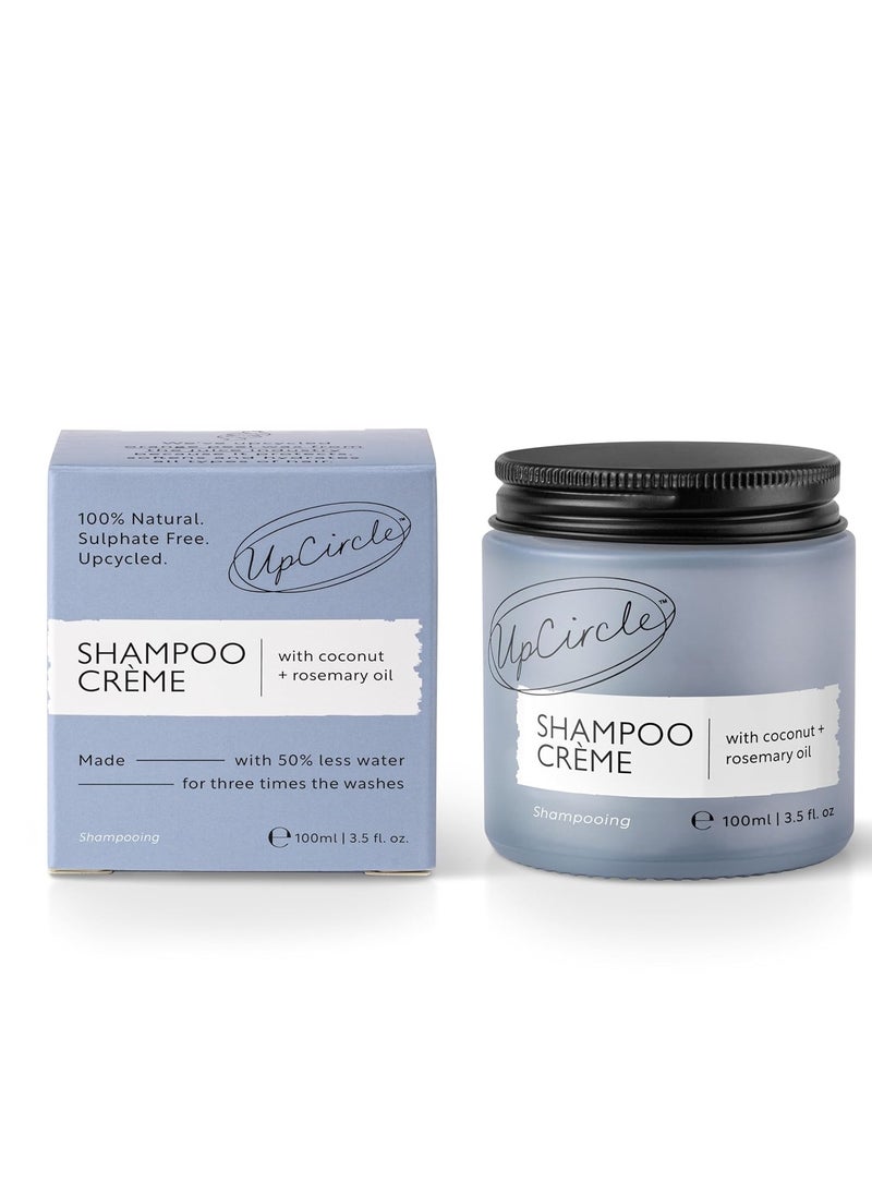 UpCircle - UpCircle Shampoo Crème with Rosemary Oil + Pink Berry 3.52oz – Gentle Formulation To Soothe + Cleanse – Coconut + Grapefruit oil – Natural, Vegan + Cruelty-Free - Image 1