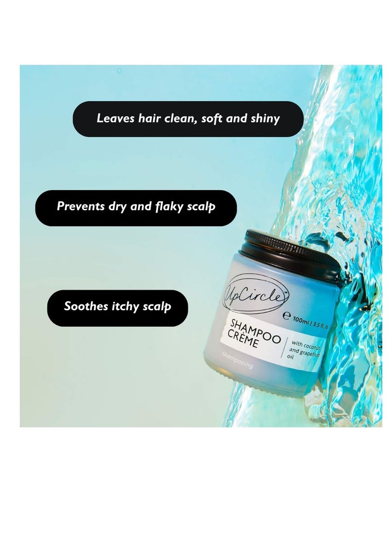 UpCircle - UpCircle Shampoo Crème with Rosemary Oil + Pink Berry 3.52oz – Gentle Formulation To Soothe + Cleanse – Coconut + Grapefruit oil – Natural, Vegan + Cruelty-Free - Image 1
