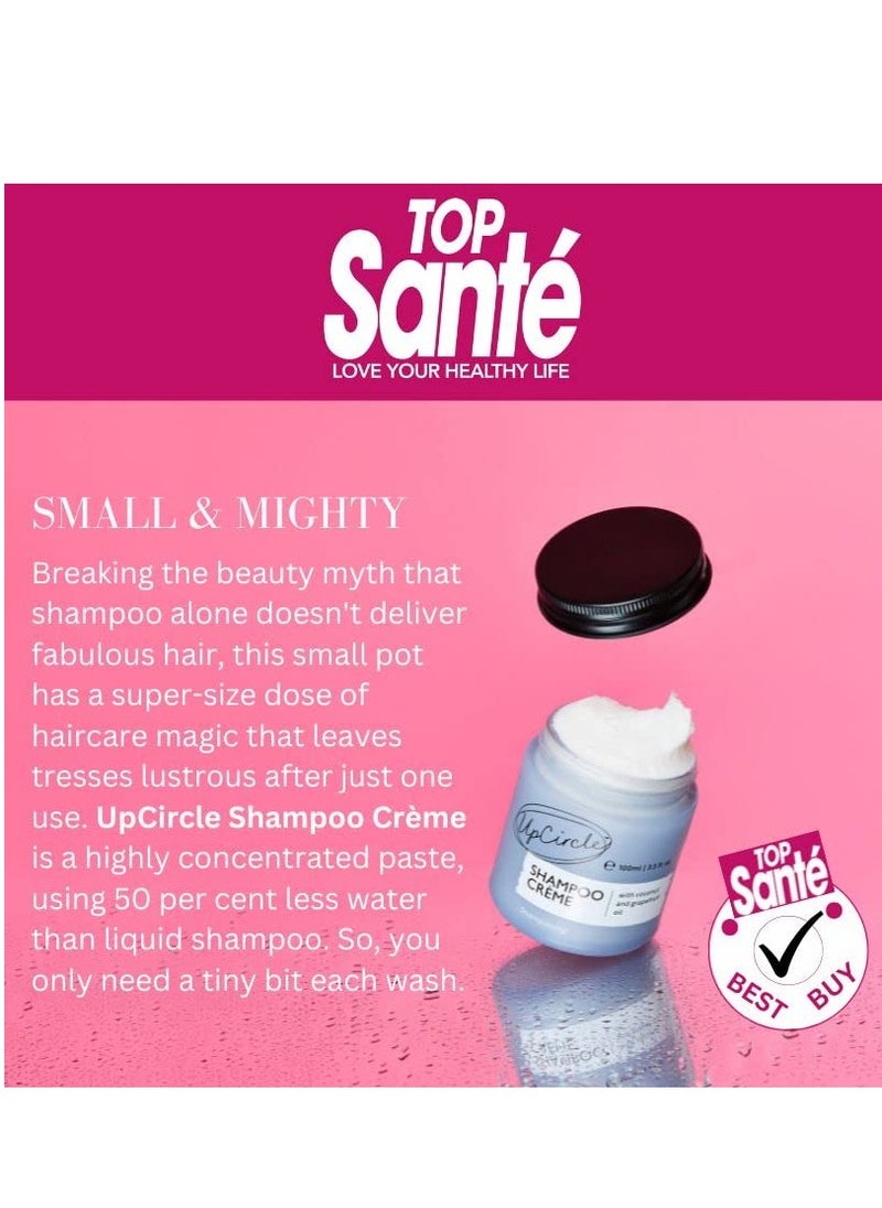 UpCircle - UpCircle Shampoo Crème with Rosemary Oil + Pink Berry 3.52oz – Gentle Formulation To Soothe + Cleanse – Coconut + Grapefruit oil – Natural, Vegan + Cruelty-Free - Image 1
