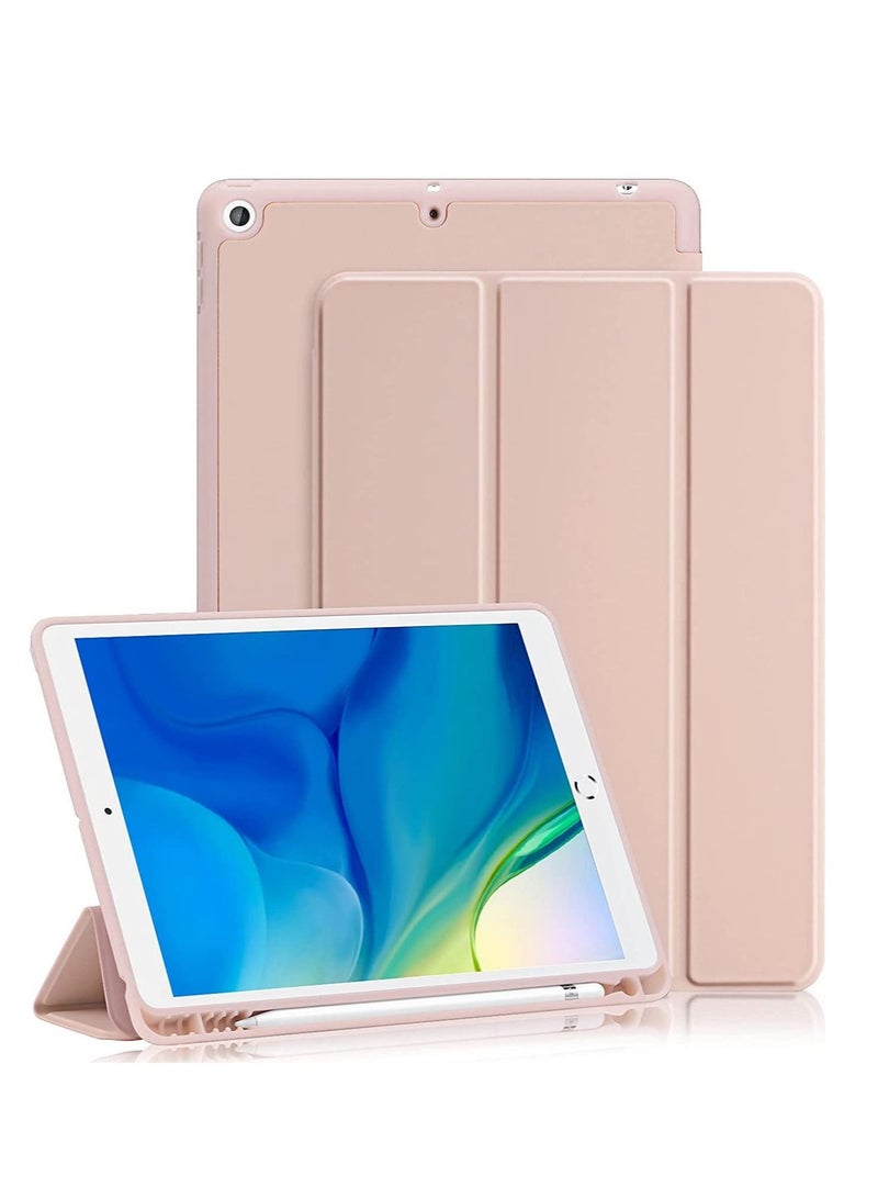 iPad 9th/8th/7th Generation case (2021/2020/2019) iPad 10.2-Inch Case with Pencil Holder [Sleep/Wake] Slim Soft TPU Back Smart Magnetic Stand Protective Cover Cases - Image 1