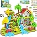 Matchtiles Magnetic Blocks with Animals Magnetic Building Blocks Magnet Cube Toys Stacking Build Forest World Set STEM Montessori Sensory Toys for Gifts 100 Forest Animals - Image 3