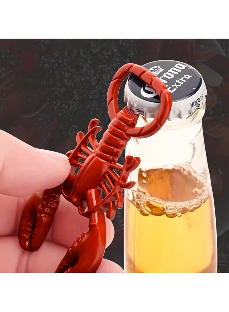 1Pcs Zinc Alloy Creative Lobster Style Bottle Opener  - Image 1