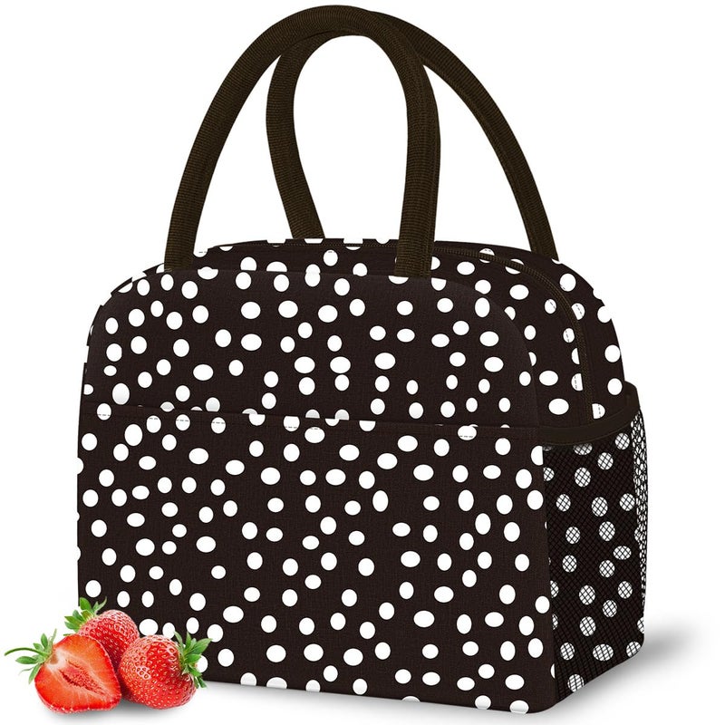 DALINDA Lunch Bag Lunch Box for Women Men Reusable Insulated Lunch Tote Bag,Leakproof Thermal Cooler Sack Food Handbags Case High Capacity for Travel Work Picnic Beach - Image 1
