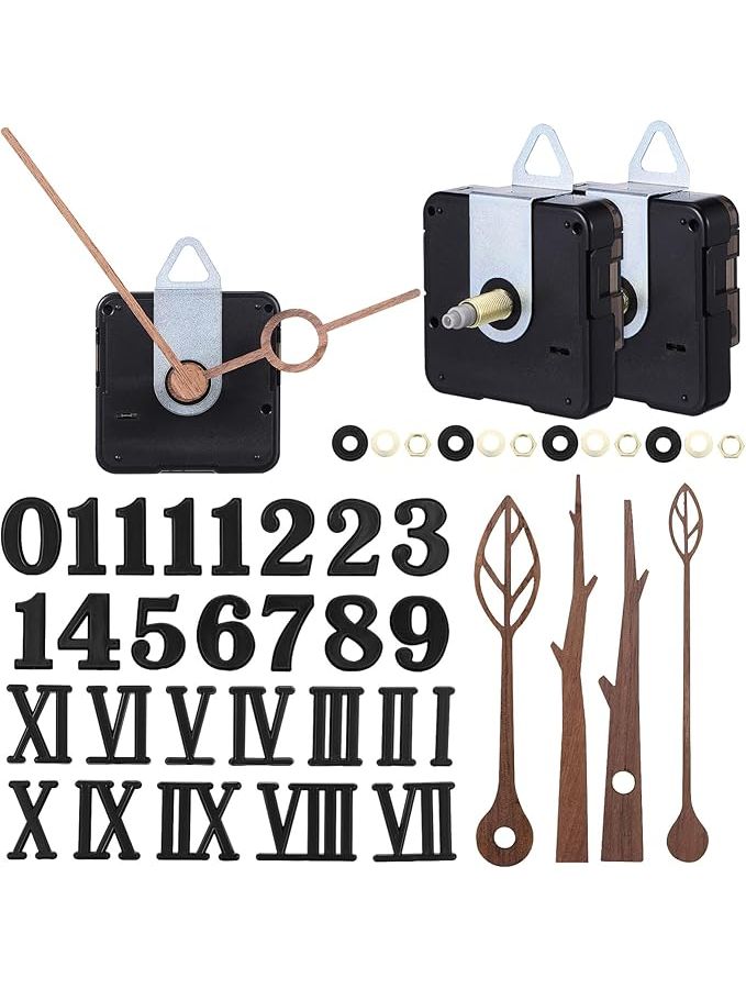 DIY Clock Mechanism Kit with Silent Sweep Motor 1 Set Hands Repair Craft Projects - Image 1