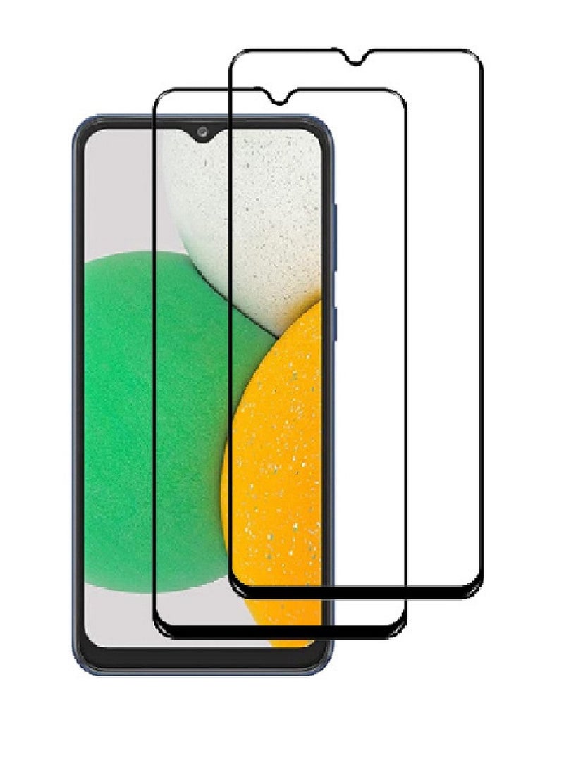 Super 2 Pieces Tempered Glass Screen Protector 5D Designed For Samsung Galaxy A04 Core Full Glue Edge to Edge Full Screen Coverage And Bubble Free - Image 1