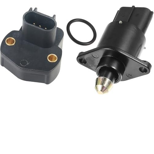 Lagogia Fuel Injection Idle Air Control ValveThrottle Position Sensor TPS Kit 4874373AB 5019411AA for Jeep Grand Cherokee and Wrangler TJLJ 19982005 With 25Liter or 40Liter Engines 1 Set - Image 1