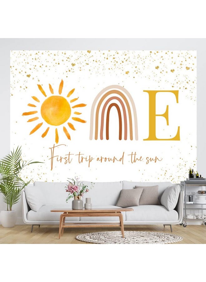 7×5Ft Boho Sun First Trip Around The Sun First Birthday Photography Backdrop Banner Muted Sunrise Wall Hanging Decor Sun Theme 1St Birthday Party Decoration Supplies For Boys Girls - pzsku/Z42F50CE0B1EF6561B665Z/45/_/1693483989/2322e436-aa95-49b0-a940-fd0bb686dea1