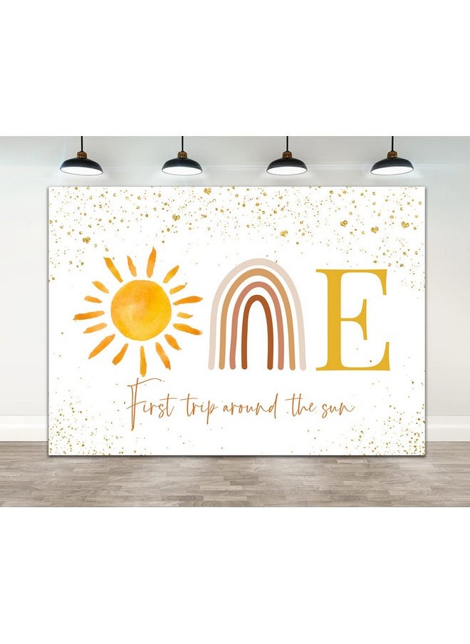 7×5Ft Boho Sun First Trip Around The Sun First Birthday Photography Backdrop Banner Muted Sunrise Wall Hanging Decor Sun Theme 1St Birthday Party Decoration Supplies For Boys Girls - pzsku/Z42F50CE0B1EF6561B665Z/45/_/1693483991/2b30c4e3-59e2-4c37-b5b3-e17738316c8f