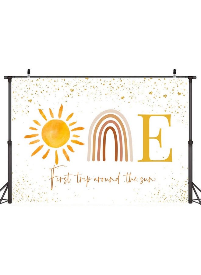 7×5Ft Boho Sun First Trip Around The Sun First Birthday Photography Backdrop Banner Muted Sunrise Wall Hanging Decor Sun Theme 1St Birthday Party Decoration Supplies For Boys Girls - pzsku/Z42F50CE0B1EF6561B665Z/45/_/1693483996/7b29e7e4-9174-4f23-90b9-8c686df06f3c