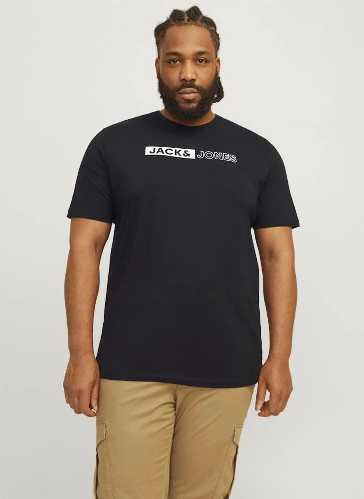 JACK & JONES Plus Size Crew Neck T-Shirt