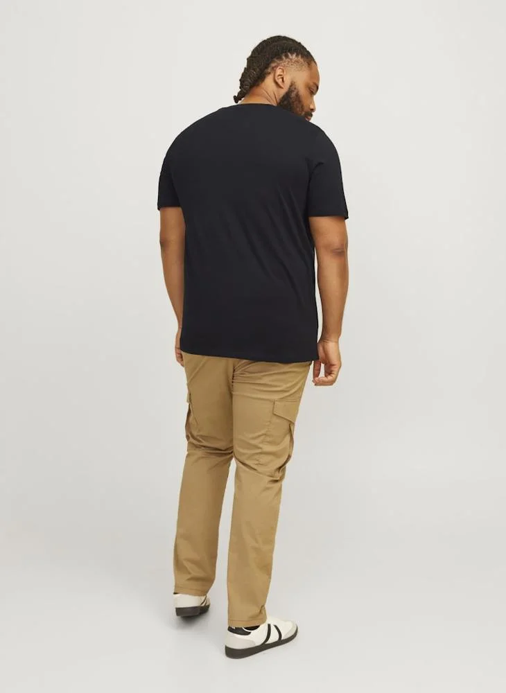 JACK & JONES Plus Size Crew Neck T-Shirt