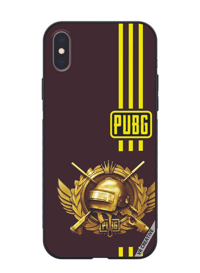 VR CREATIVE Protective Case Cover For Apple iPhone XS Max Pubg Design Multicolour - Image 1