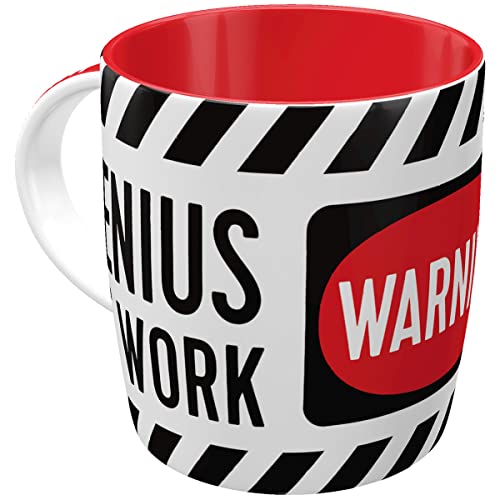 Nostalgic Art Nostalgic-Art Retro Coffee Mug, Genius at Work â€“ Gift idea for gamers, Ceramic Cup, Funny vintage design with saying, - Image 2