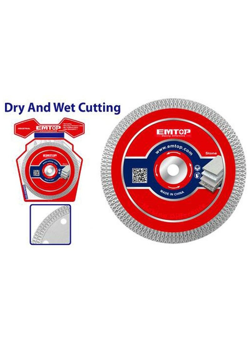 EMTOP - Ultrathin diamond disc 230mm 9 inch（Mesh rim） - Image 1