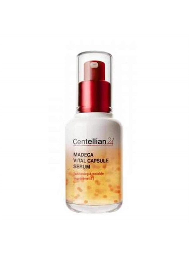 CENTELLIAN 24 Centellian 24 Vital Capsule Serum - Ampoule for Moisturizing, Skin Elasticity, Skin Protection & Soothing with TECA, Centella Asiatica, Vitamin C, Collagen & Elastin (1.69 fl oz) by Dongkook Pharmaceu 