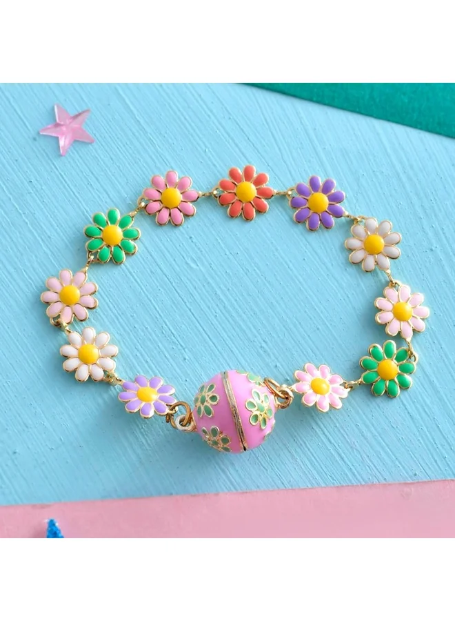فويلا Colourful Flowers Kid'S Thread Rakhi