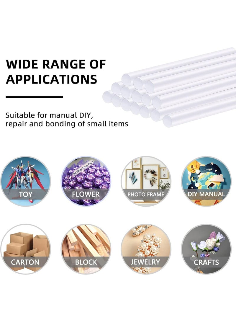 Hot glue-gun set, Mini Hot Glue-Gun Kit, With 30 Glue Sticks (White glue-gun 30w & 30 pcs glue sticks)  - Image 3