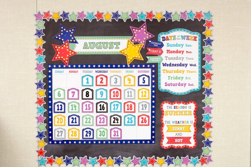 Teacher Created Resources (3495) Marquee Stars Die-Cut Border Trim - Image 3