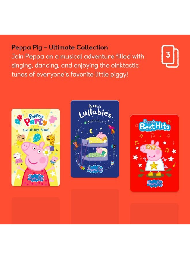 YOTO Peppa Pig Ultimate Collection - 3 Kids Audio Cards for Use with Player & Mini All–in–1 Audio Player, Screen–Free Listening with Fun Festive Music for Playtime Travel & Holiday Parties, Ages 2+ - Image 2
