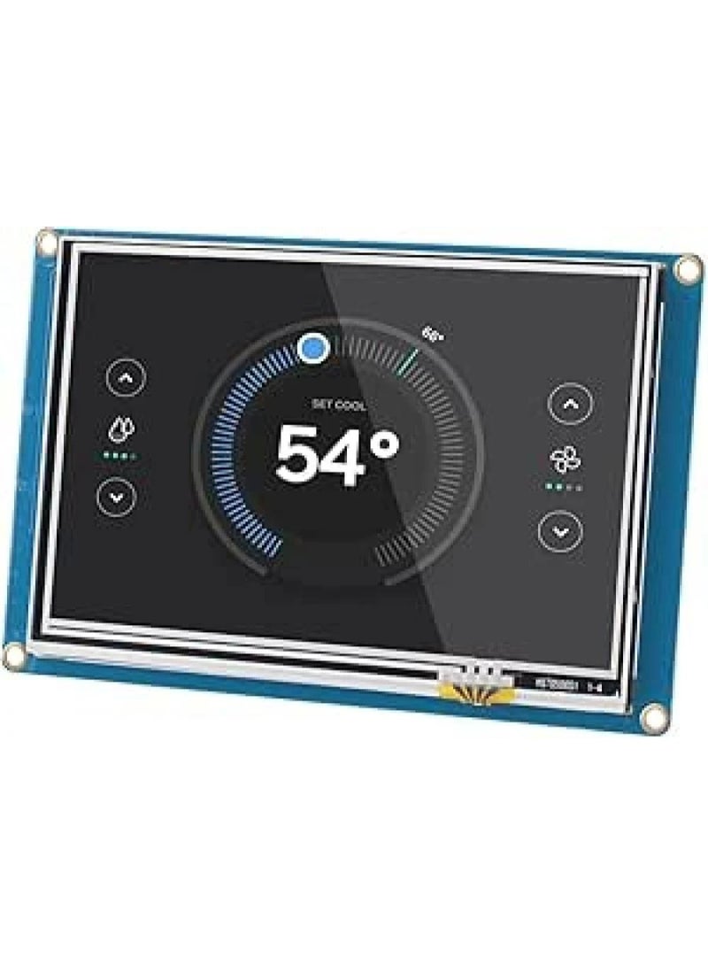نكسشن شاشة Nextion الذكية تعمل باللمس المقاوم مقاس 5 بوصات، مزودة بشاشتي عرض LCD-TFT HMI تسلسليتين - Image 1