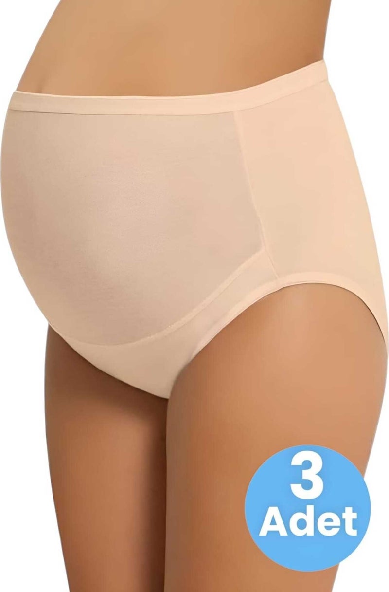 Tezzgelsin Women's Cotton Flexible Maternity and Postpartum Panties 3-Piece Set - Image 3