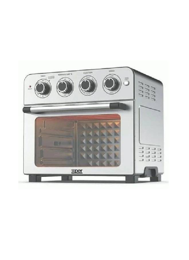XPER - Fryer Without Oil - With Oven - 23 Liters - 1700 Watts - Steel - XPAO-23S - Image 1
